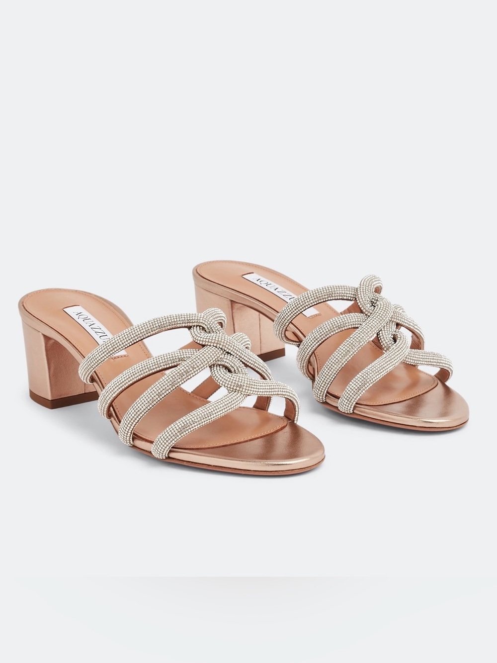 AQUAZZURA
Moondust Nude Sandal 50mm size 38.5